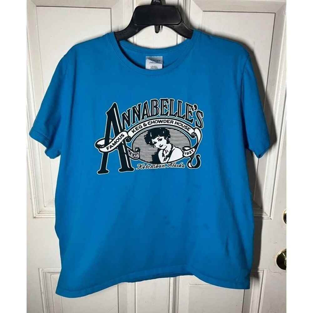 Annabelle's Steak & Chowder House Ketchikan Alaska T-shirt Womens XL